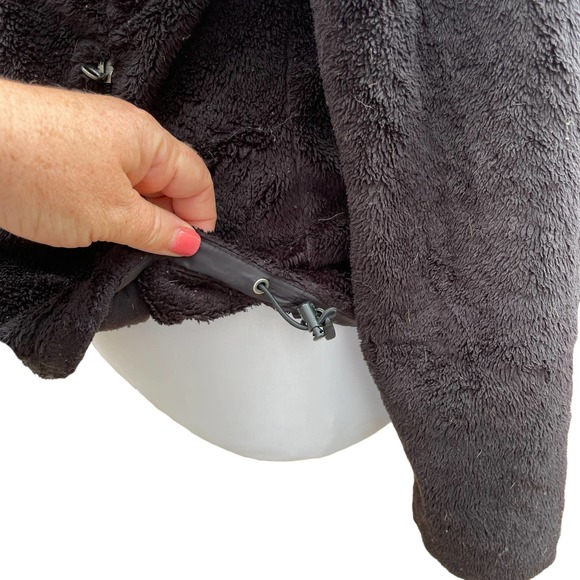 The North Face Osito Black Fuzzy Fleece Full-Zip Teddy Jacket -Women's Large - Picture 10 of 14